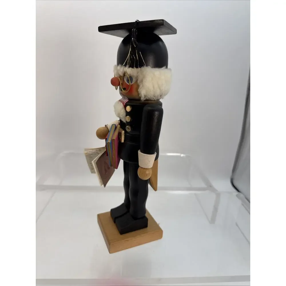 Christian Ulbricht Doctor Graduate Nutcracker Handmade Germany READ